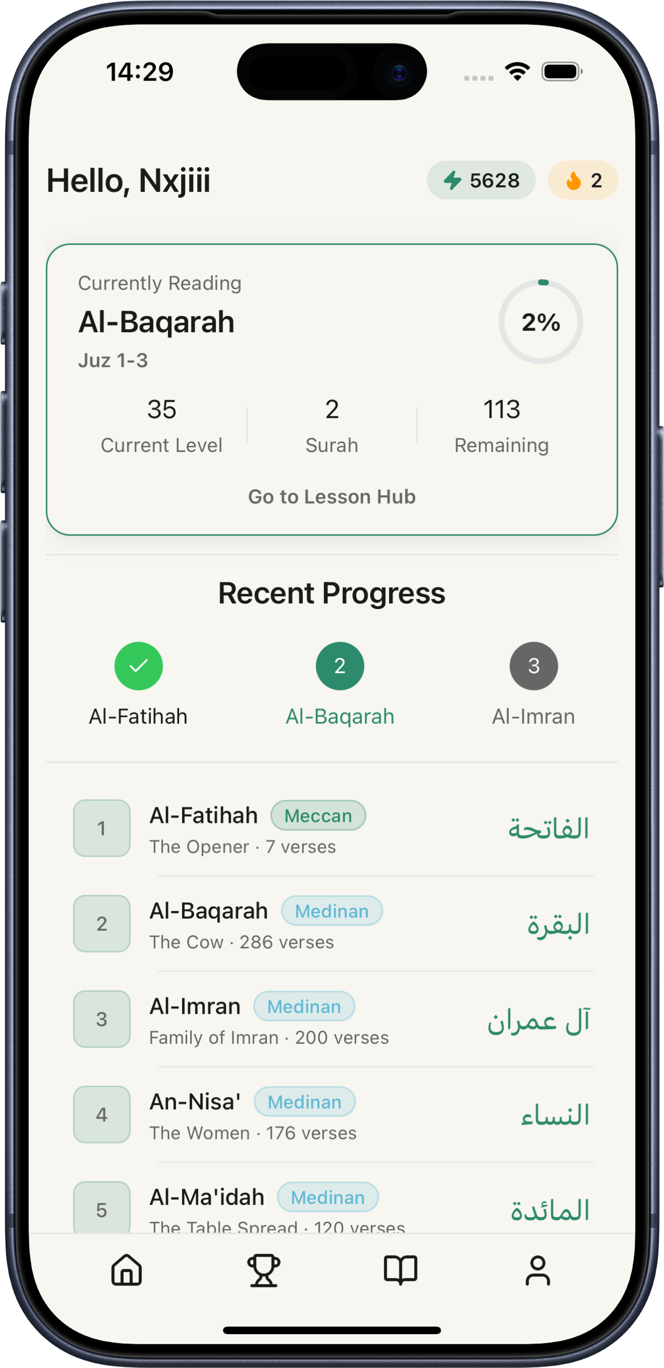 QuranMind Dashboard